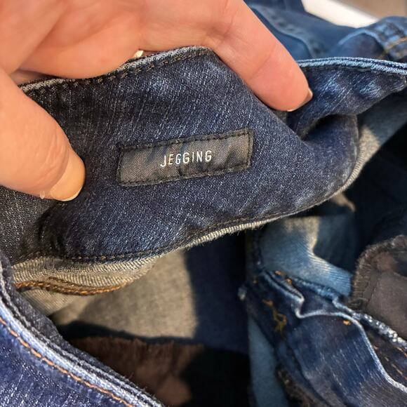 Torrid Jegging Jeans Women's 18R Plus Size Dark Wash Fading Casual Tummy Control - Picture 4 of 13